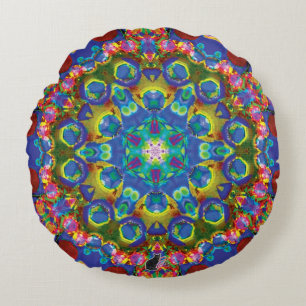 Cojín Redondo Doily Kaleidoscope