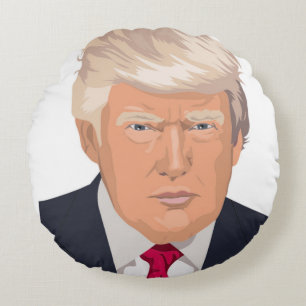 COJÍN REDONDO DONALD TRUMP