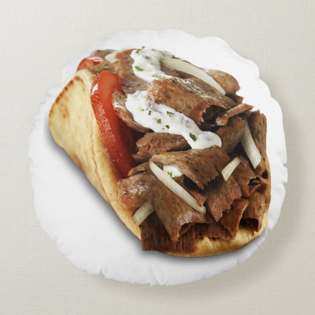 COJÍN REDONDO DONER KEBAB (Anverso)