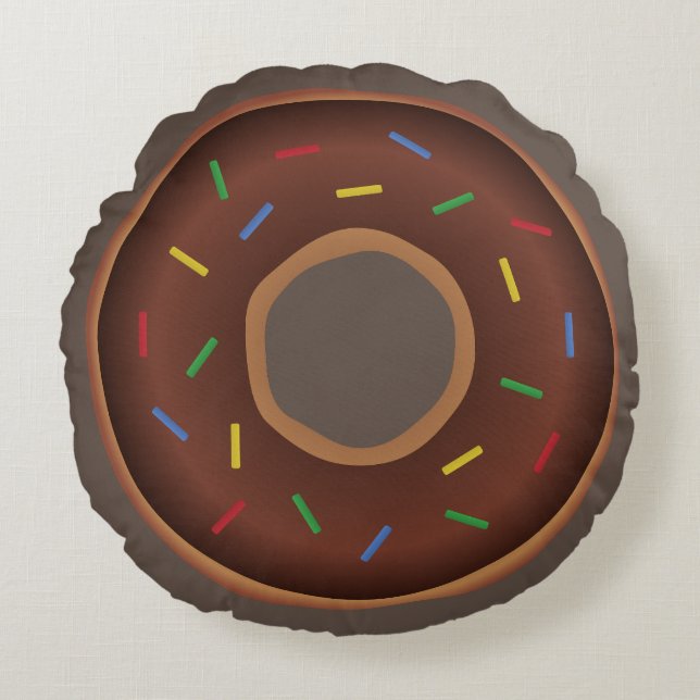 COJÍN REDONDO DONUT FUNNY ROUND PILLOW (Anverso)