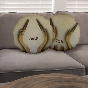 Cojín Redondo Dos Herones Weathered