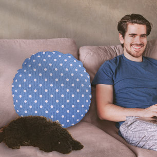 Cojín Redondo Dotty Delight Blue