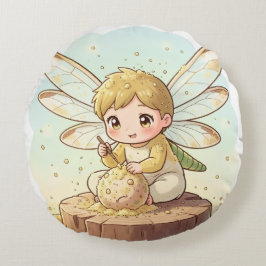 Cojín Redondo Dragonfly – Star Nectar of the Silent Night.8