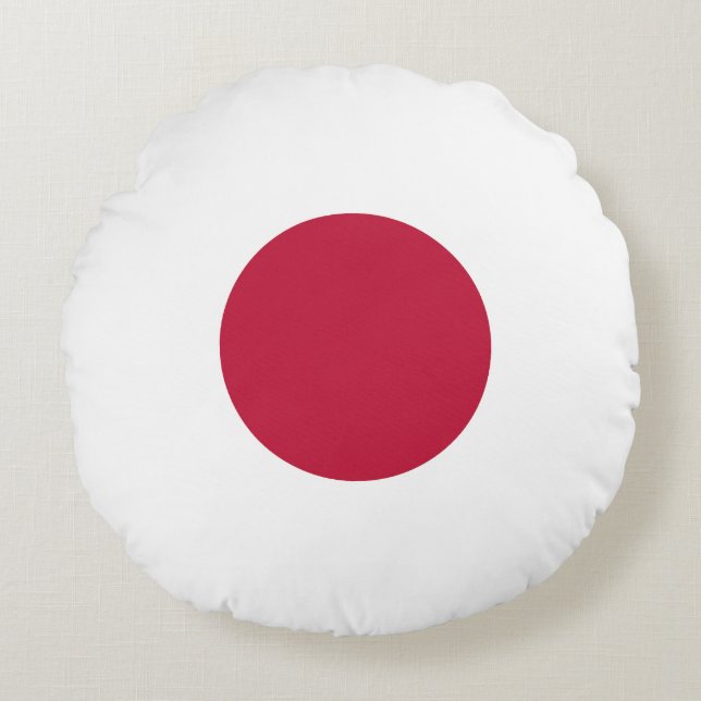 Cojín Redondo Drapeau Japon (Anverso)
