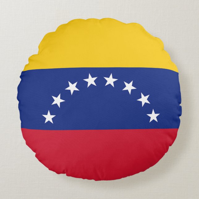 Cojín Redondo Drapeau Venezuela (Anverso)