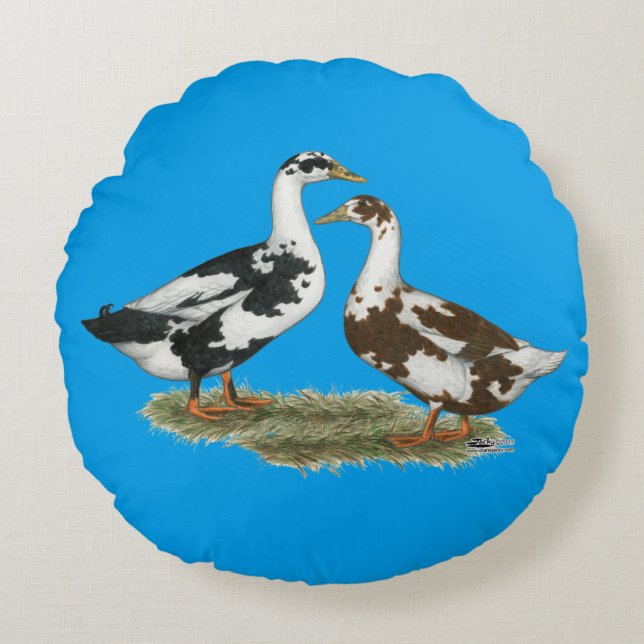 Cojín Redondo Ducks Ancona Pair (Anverso)