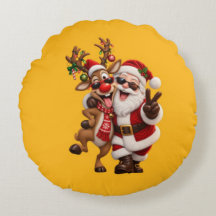 Dulce Papá Noel y Ciervo Navidad Fiesta Navideña