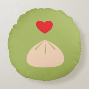 Cojín Redondo Dumpling Love Matcha Round Pillow