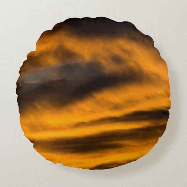 Cojín Redondo eagle burnout (Anverso)