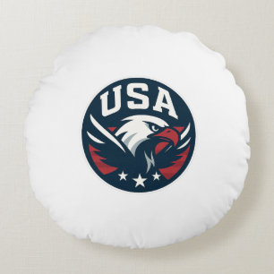 Cojín Redondo Eagle Roundel de Estados Unidos — Emblema deportiv
