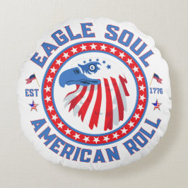 Cojín Redondo Eagle Soul, American Roll