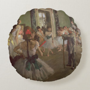 Cojín Redondo Edgar Degas Clase Dancing, c.1873-76