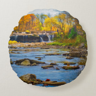 Cojín Redondo EE. UU., Indiana. Cataract Falls State Recreation