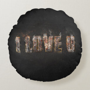 Cojín Redondo Efecto Magma