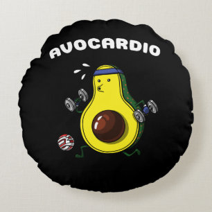 Cojín Redondo Ejercicio de entrenamiento cardiovascular en aguac