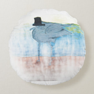 Cojín Redondo El alcalde de Hip Hop el libro, diseño.