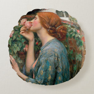 Cojín Redondo El alma del color de rosa, 1908
