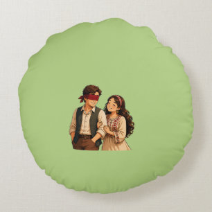 Cojín Redondo El amor es ciego الحب اعمى CUSHION (Edit)