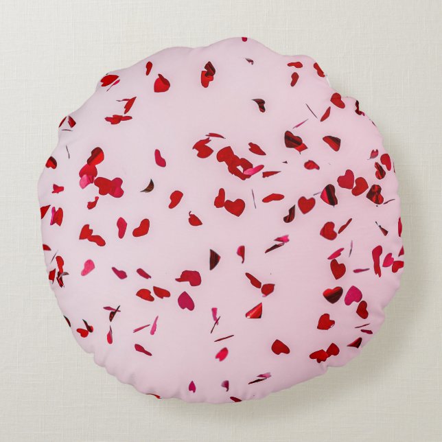 Cojín Redondo El amor está en el aire (Reverso)