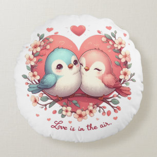 Cojín Redondo El amor está en el aire