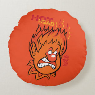 Cojín Redondo EL AÑO SIN SANTA CLAUS™   Cabeza caliente