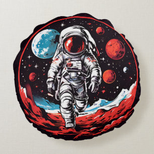 Cojín Redondo el astronauta