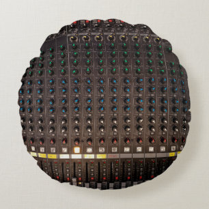 Cojín Redondo El botón del mezclador de audio