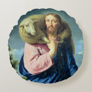 Cojín Redondo El buen pastor, c.1650-60