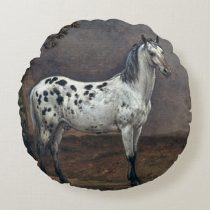 Cojín Redondo El caballo picazo, 1653