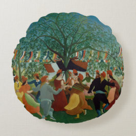 Cojín Redondo El centenario de la independencia de Henri Roussea