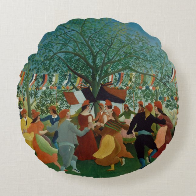 Cojín Redondo El centenario de la independencia de Henri Roussea (Anverso)