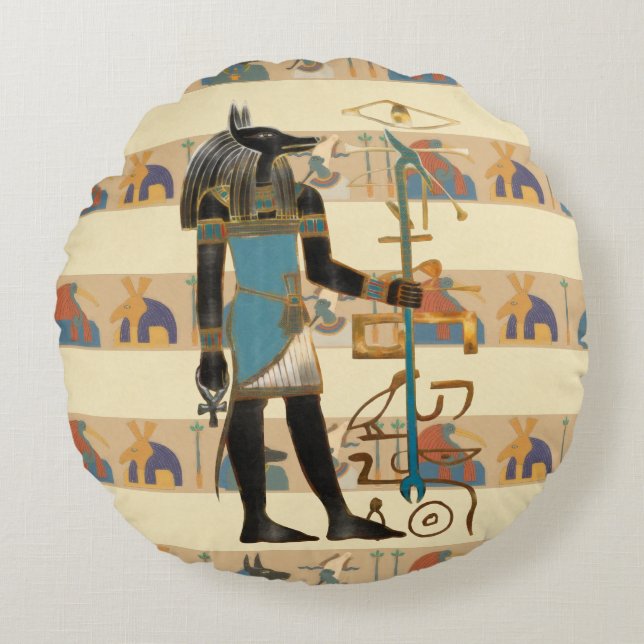 Cojín Redondo El chacal (Anverso)