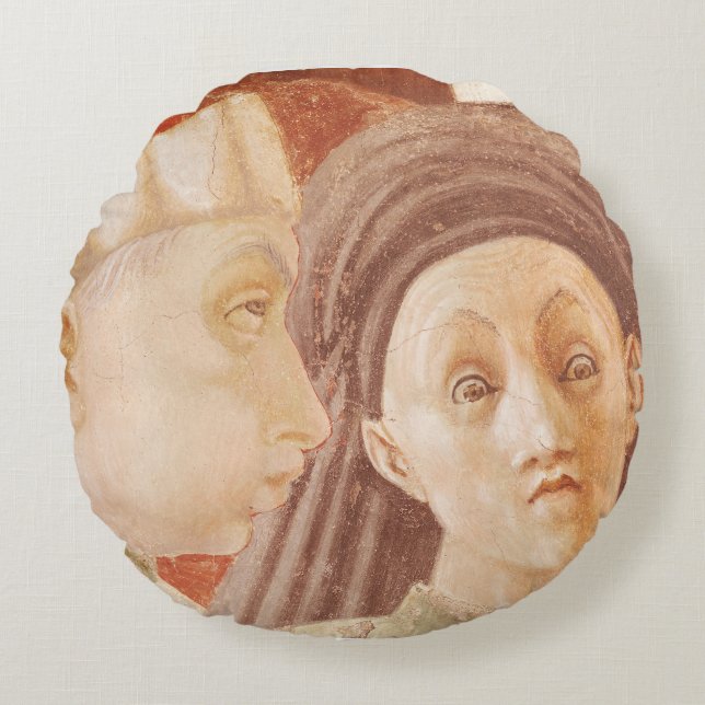 Cojín Redondo El conflicto de St Stephen, 1433-34 (Anverso)