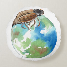 Cojín Redondo El dominio de Beetle