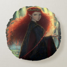 El elfo místico en un bosque de fantasía