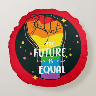 Cojín Redondo El futuro es igual de alto