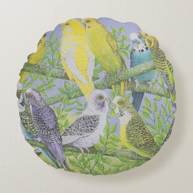 Cojín Redondo El hablar dulce (Anverso)