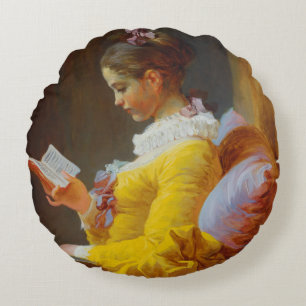 Cojín Redondo El lector de Jean-Honore Fragonard