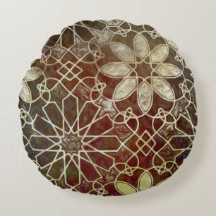 Cojín Redondo El místico teja II