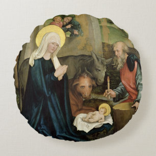 Cojín Redondo El nacimiento de Cristo