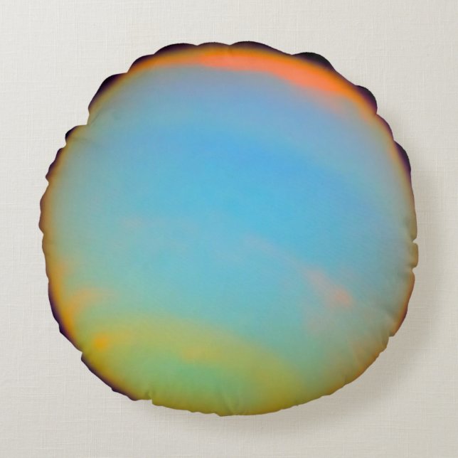 Cojín Redondo El Neptuno Planeta (Anverso)