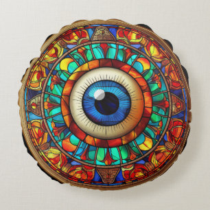 Cojín Redondo El ojo del dragón