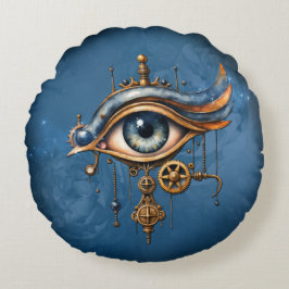 Cojín Redondo El ojo mirante del universo