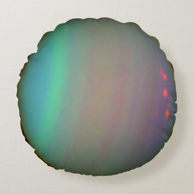 Cojín Redondo El planeta Urano (Anverso)