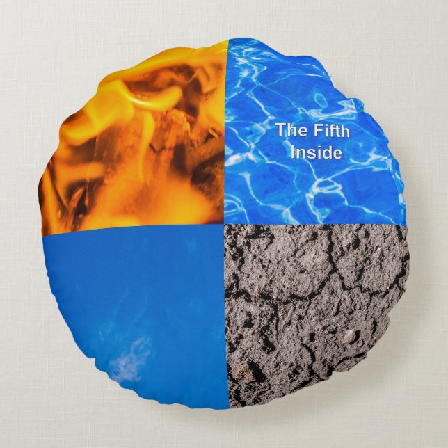 Cojín Redondo El quinto interior (Reverso)