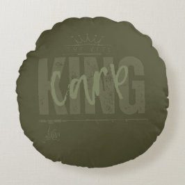 Cojín Redondo El rey de la carreta | Pesca de carros