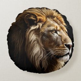 Cojín Redondo El rey de la Sabana