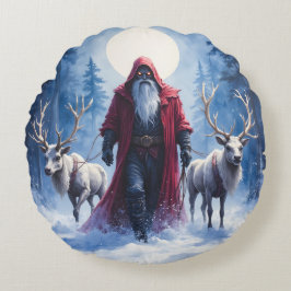Cojín Redondo El Rey del Invierno Llega.