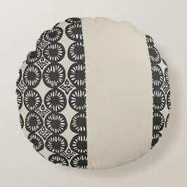 Cojín Redondo El sofisticado Caribe africano de lujo
