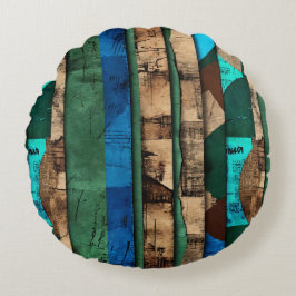 Cojín Redondo El sofisticado Caribe africano de lujo